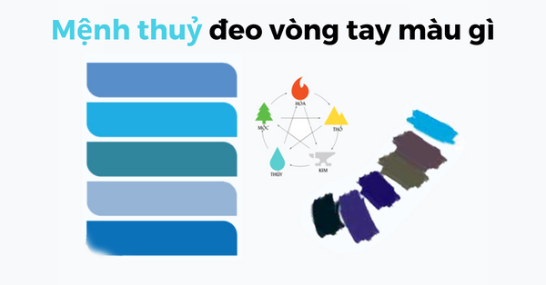 mệnh thuỷ đeo vòng màu gì